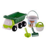 Cavallino Strand Kiepwagen con set set verde, 5dlg.