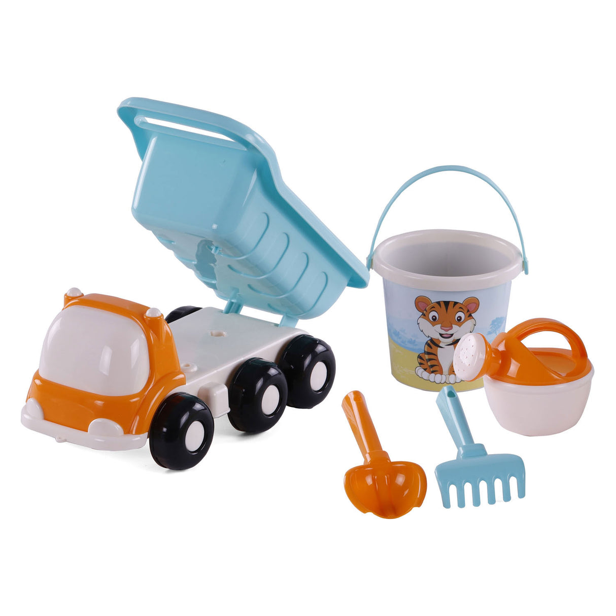 Cavallinino Strang Keipwagen mat Eemer Set blo, 5DLG.