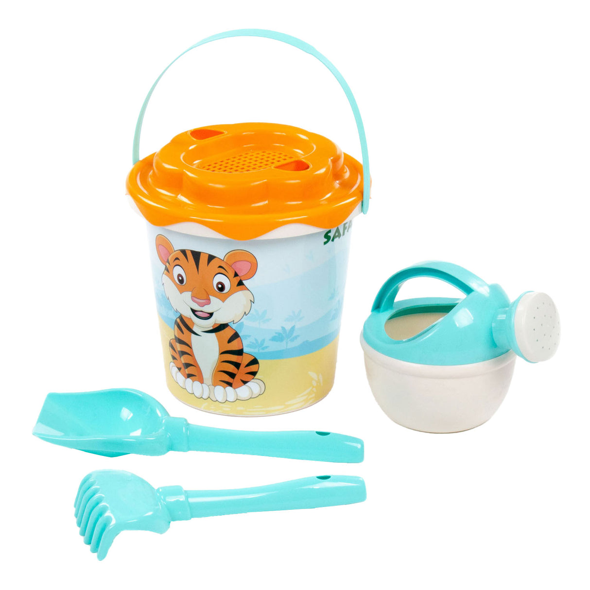 Cavallino Safari XL Bucket Ensemble bleu avec arrosage, 5dlg.