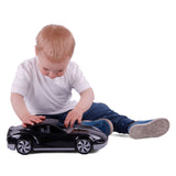 Cavallino racing car black, 36 cm