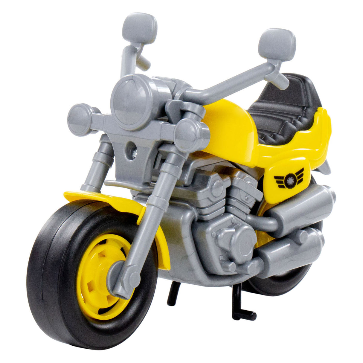 Cavallino racing motorcycle yellow, 25cm