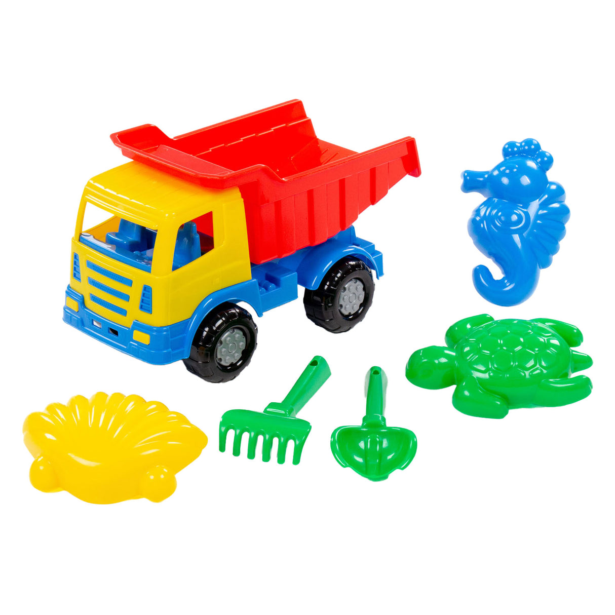 Cavallino classic tilt truck with beach set, 6dlg.