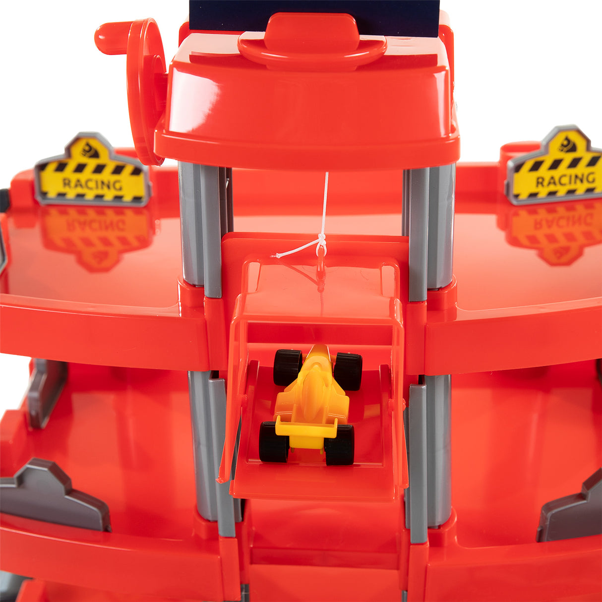 Cavallino Racing Parket Garage Red con 4 piani e auto da gioco