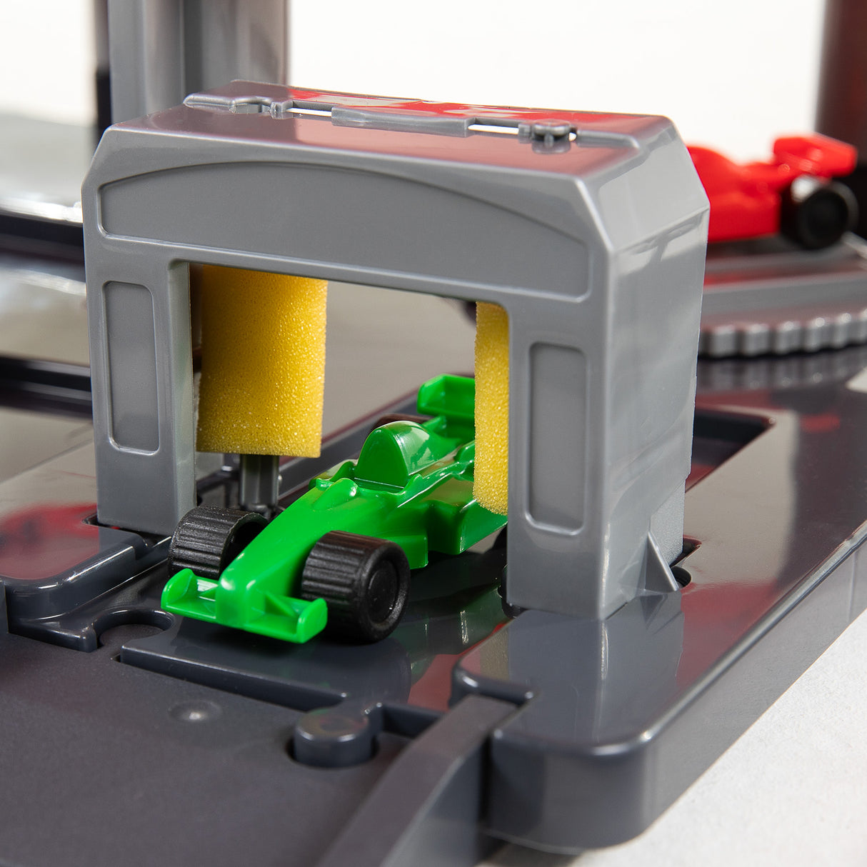 Cavallino Racing Parket Garage Red con 4 piani e auto da gioco