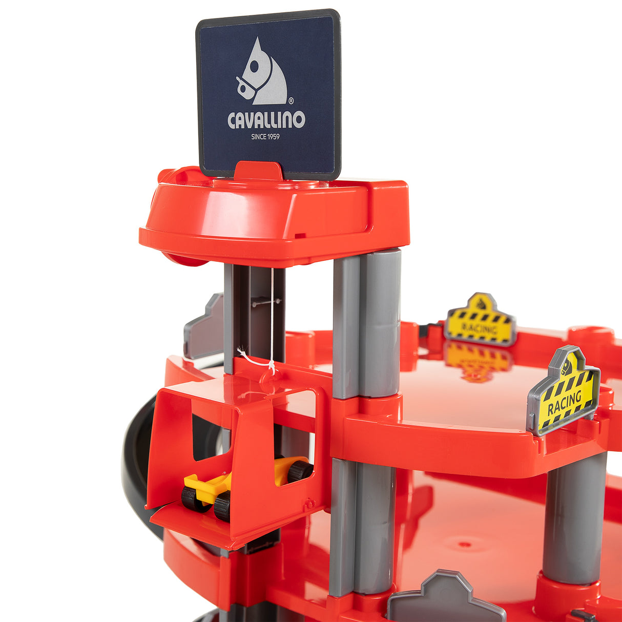 Cavallino Racing Estacionamiento con 4 pisos y juegos de autos