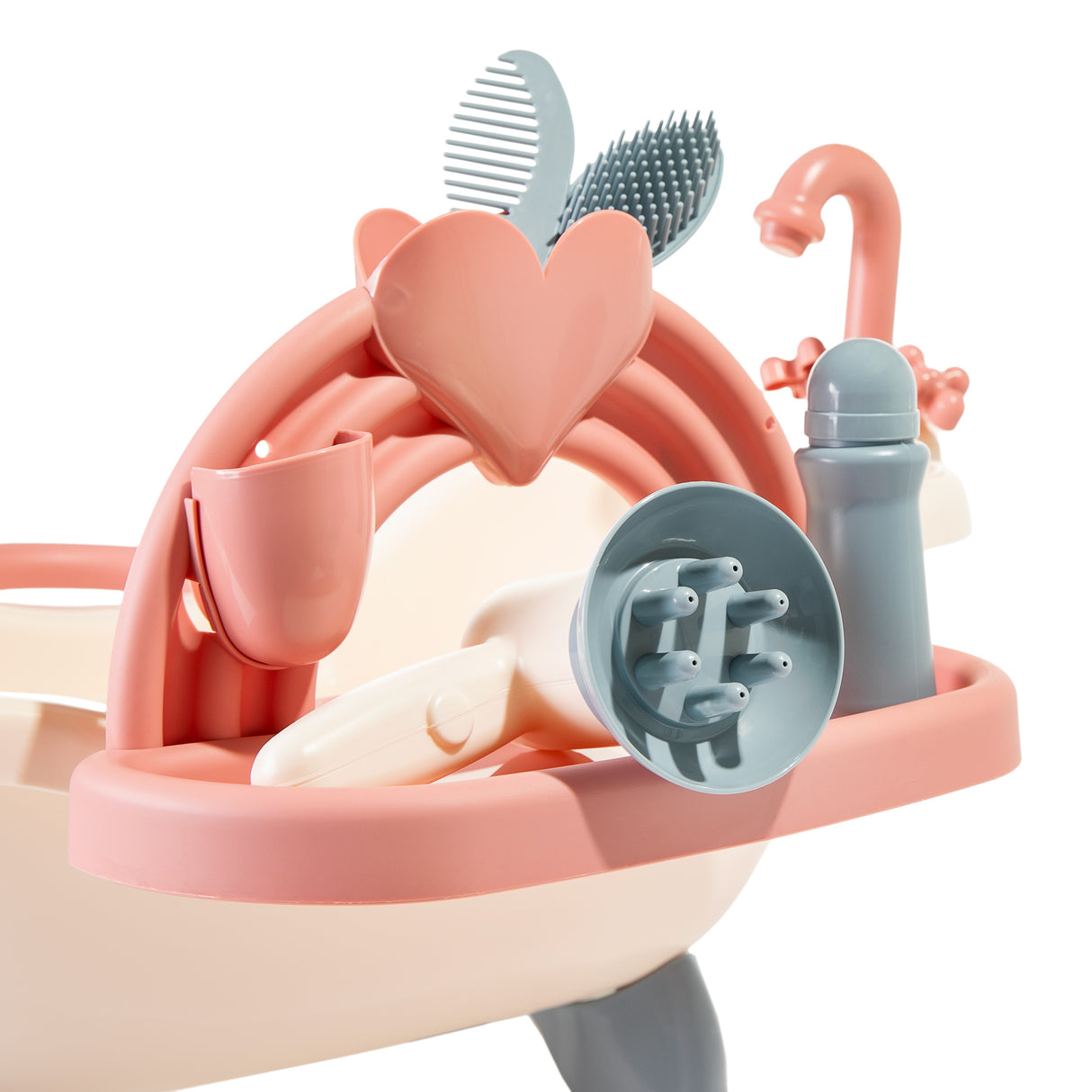 Cavallino doll bath set pastel, 15 pcs.