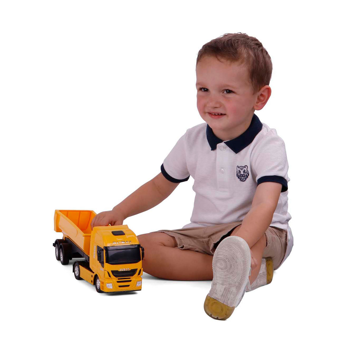 Cavallino Iveco tipper truck scale 1:30