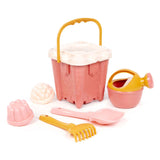 Conjunto de balde rosa castelo Cavallino, 7 peças.