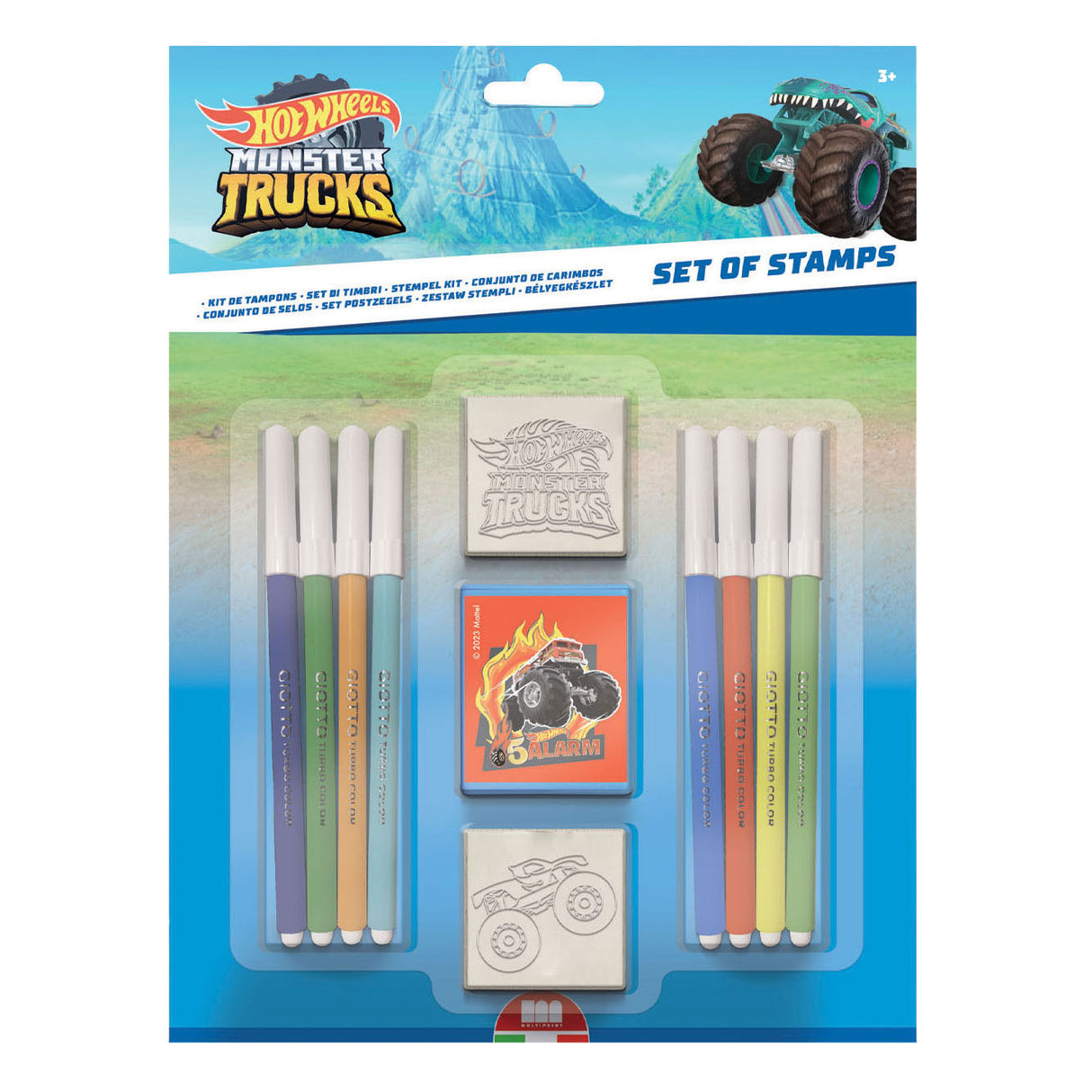 Multiprint Hot Wheels Stamp Set, 11dlg.