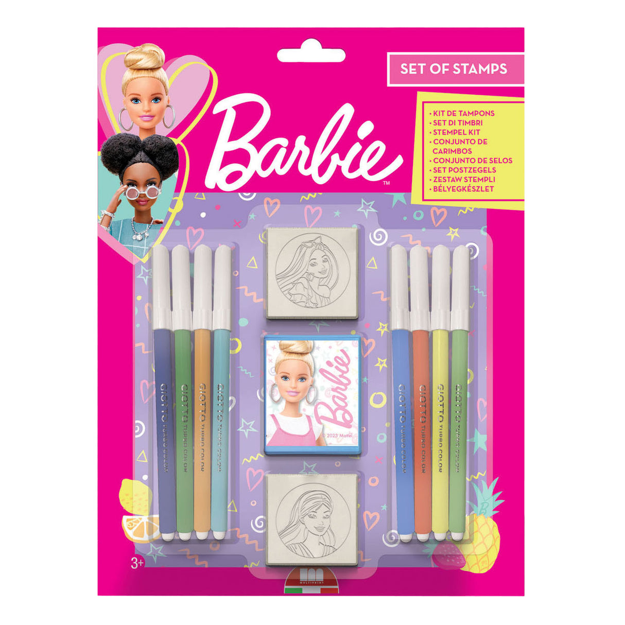 Multiprint Barbie Stamp Set, 11dlg.