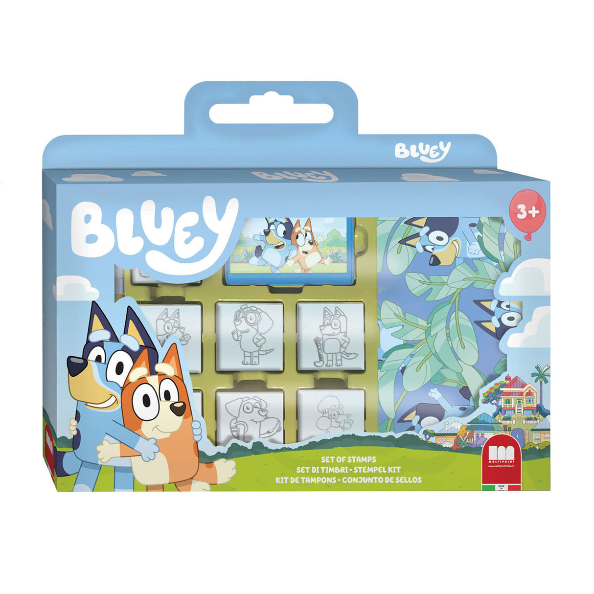 Set Multiprint Bluey Stamp Set