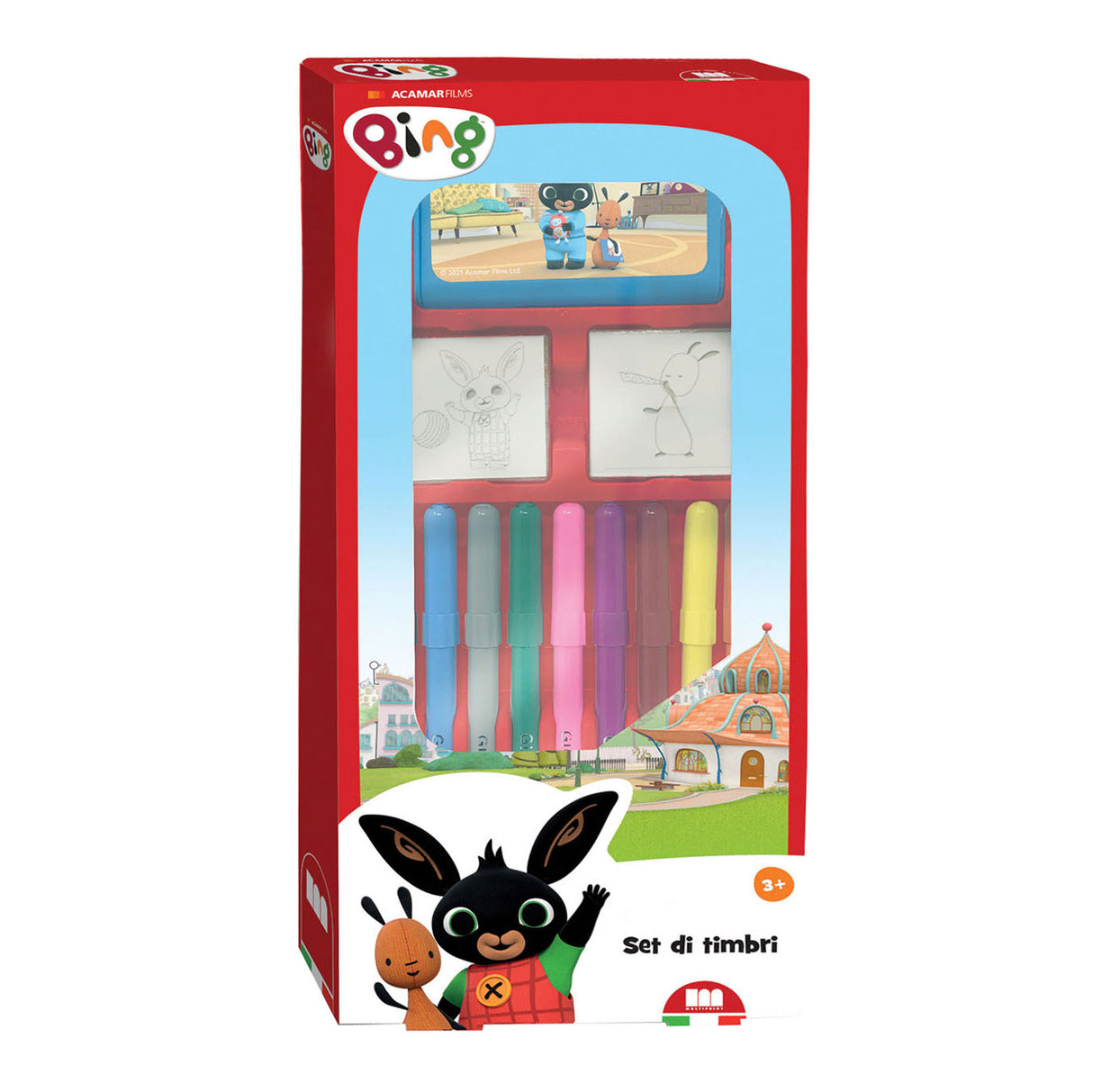 TIMP MULTIPRINT set con penne in feltro