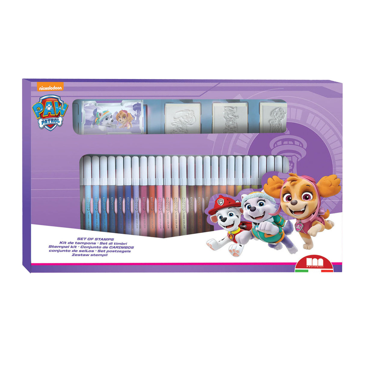 Multiprint Paw Patrol Skye Color Set z znamkami, 41DLG.
