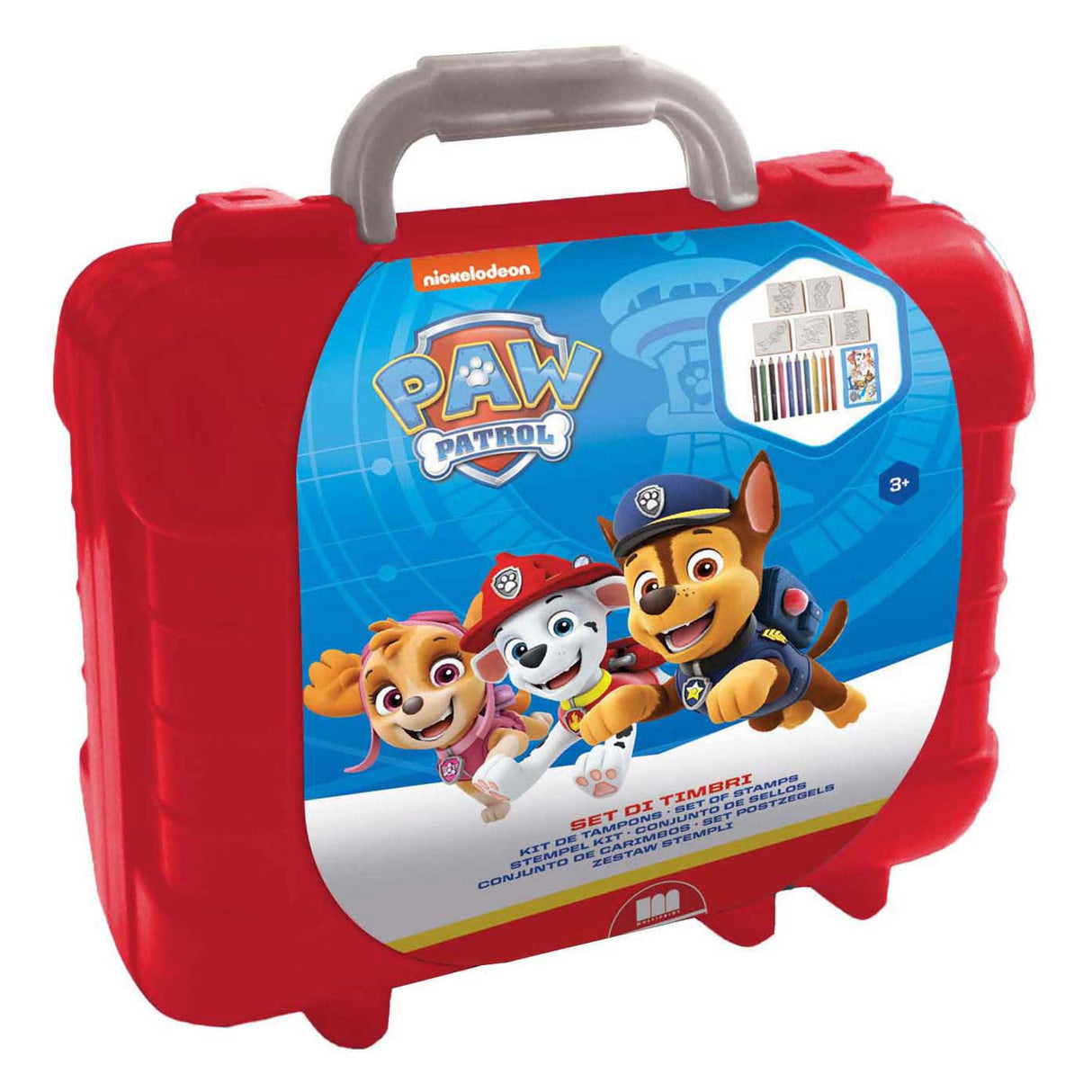 Multiprint Paw Patrol Stamp i kolorowa walizka