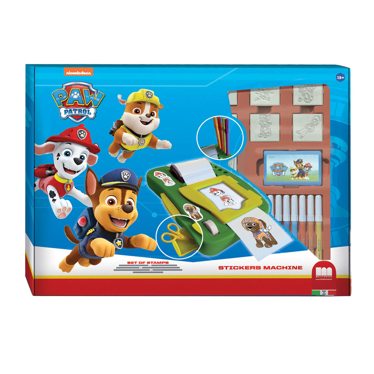 Multiprint Paw Patrol Sticker machine set