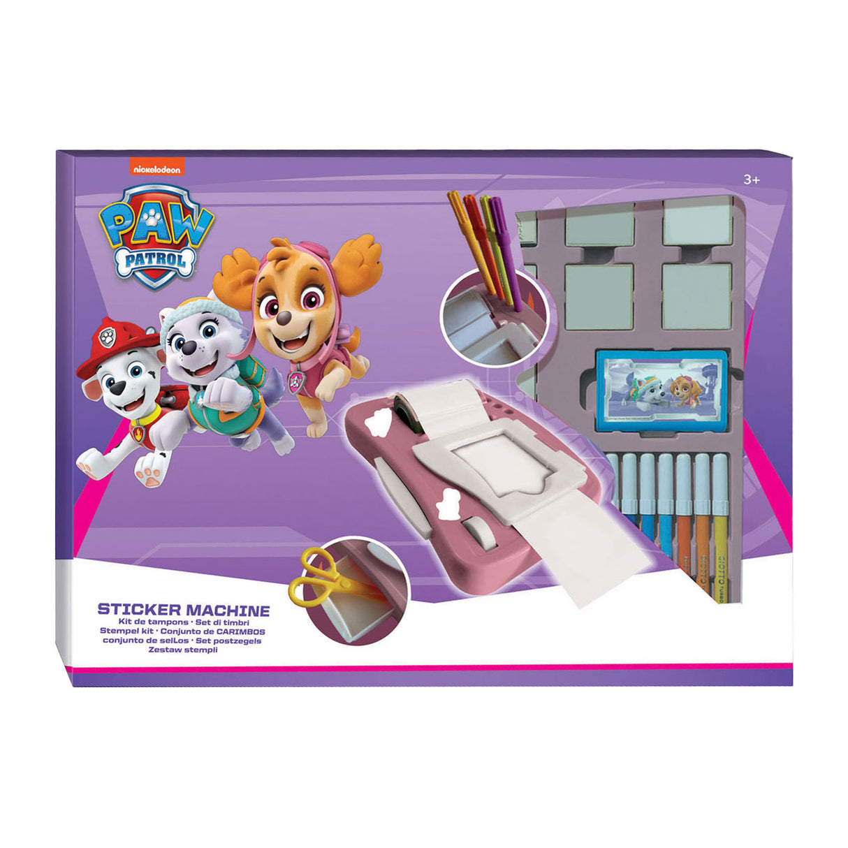 Multiprint Paw Patrol Skye Sticker Machine Set