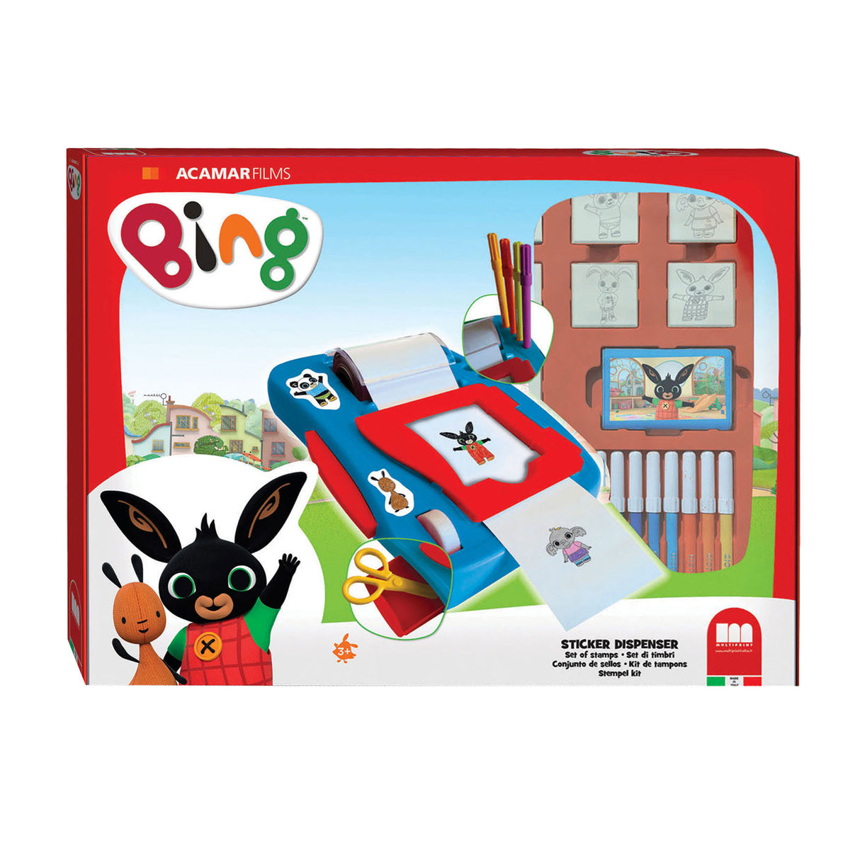 Multiprint Bing Sticker Cross Set
