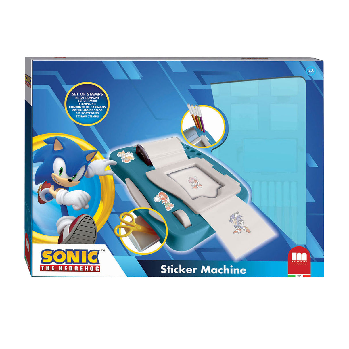 Multiprint Sonic Sticker Cross Set