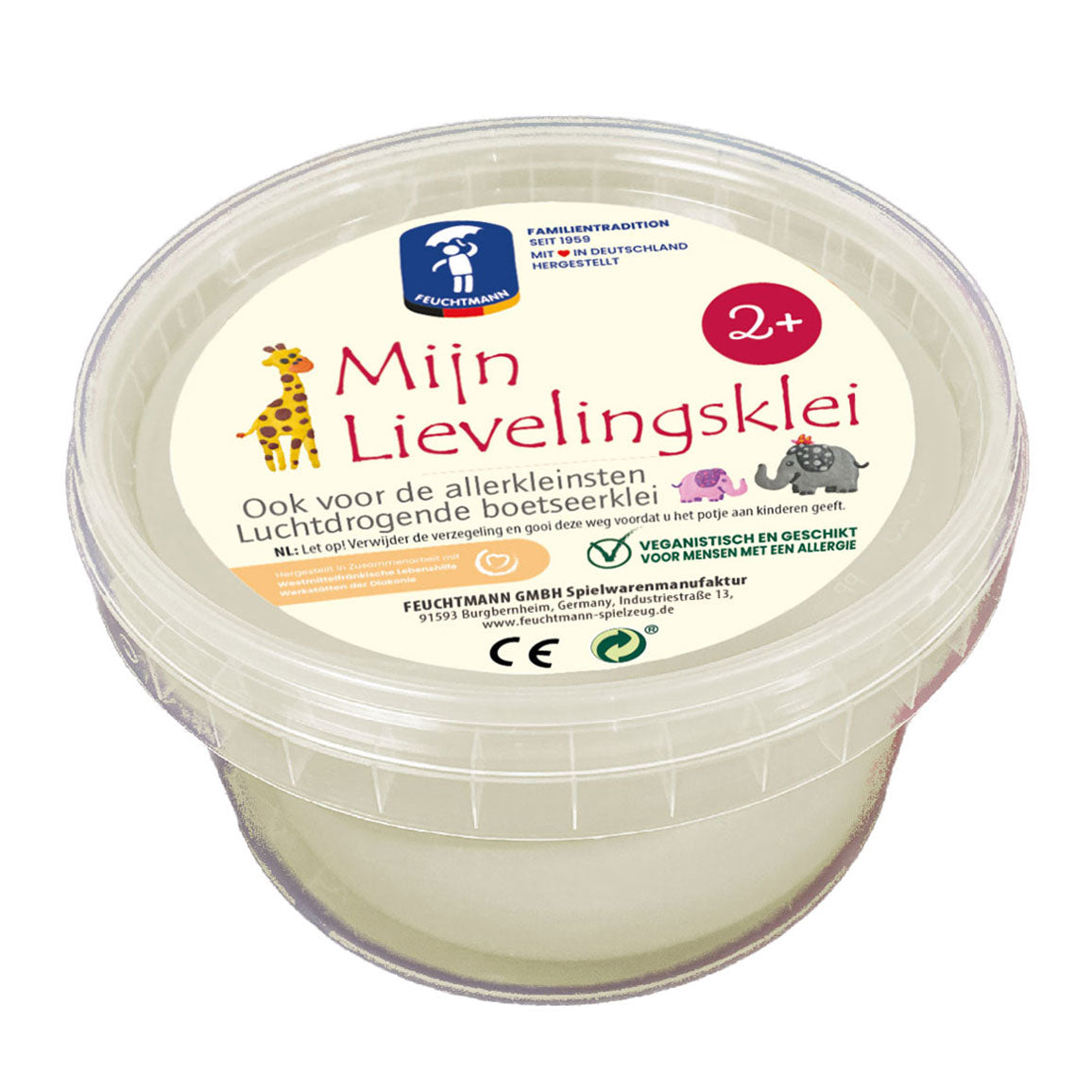 Kedvenc agyagom - fehér, 500gr.