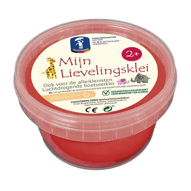 Kedvenc agyagom - piros, 500gr.