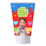 Boti Natural face fingerpaint туба - червено и оранжево, 2x65мл