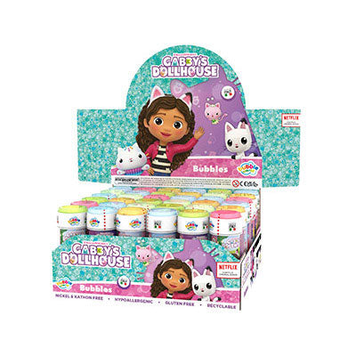 Gabbyjeva hišica za punčke za pihanje mehurčkov 60 ml | 36 kosov