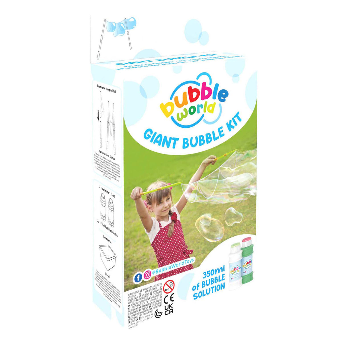 Bellenblaas set om gigantische bellen te maken - incl. bellenblaas