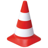 Stor trafikkkjegl, sett med 4 bonde