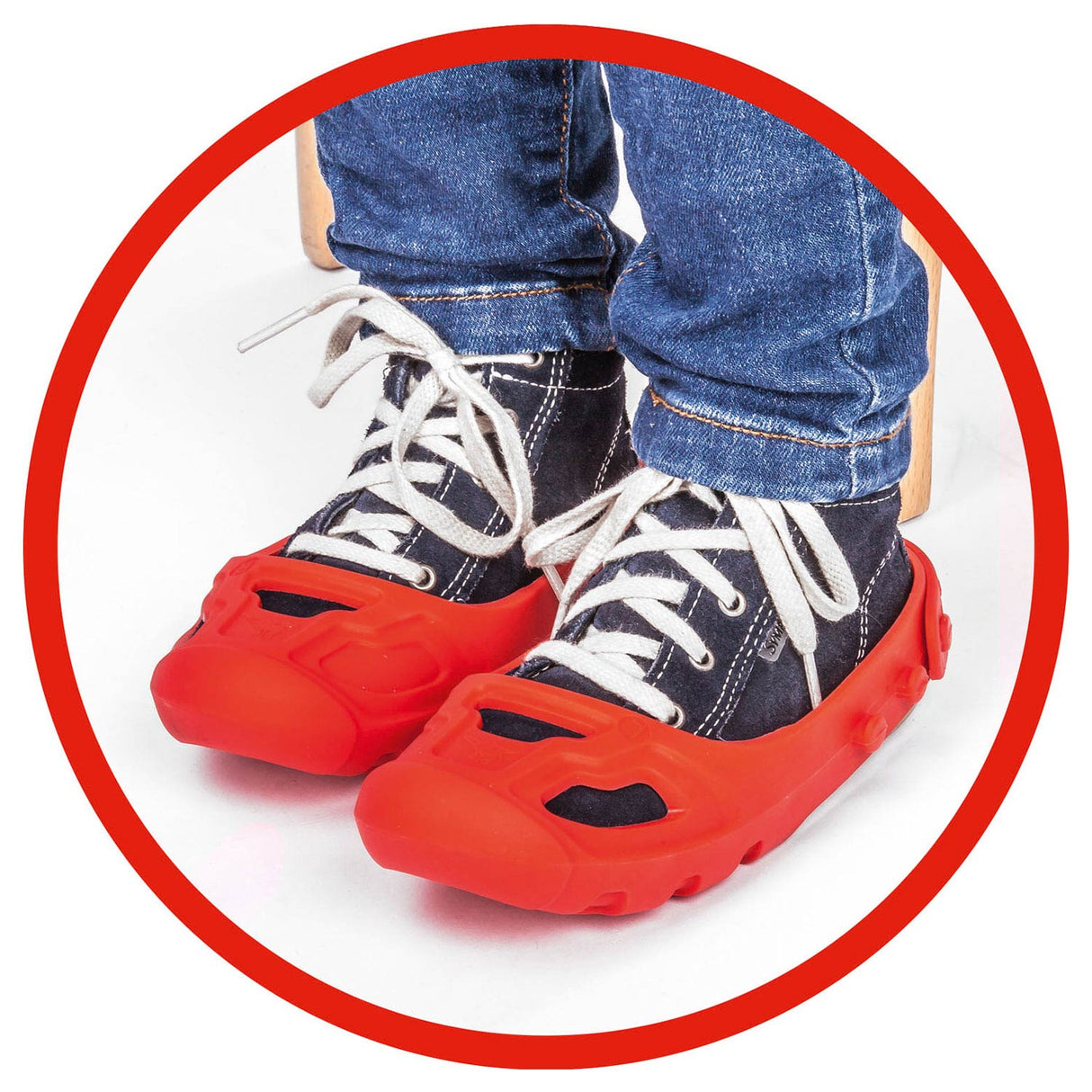 Big Shoe Protectors Red, Size 21-27