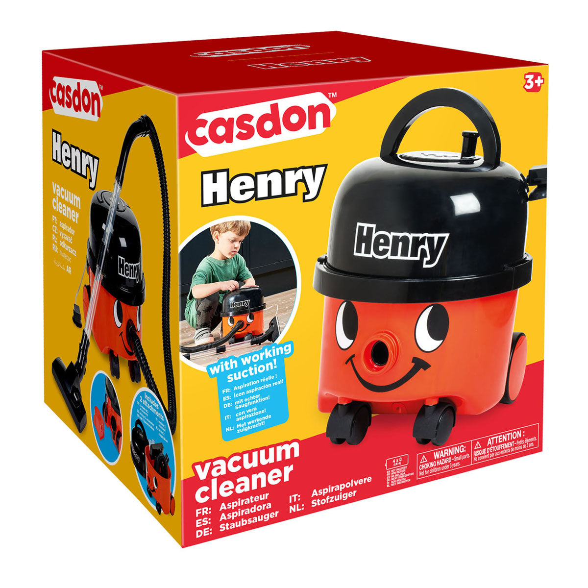 Casdon Henry Toy Vakuum propper