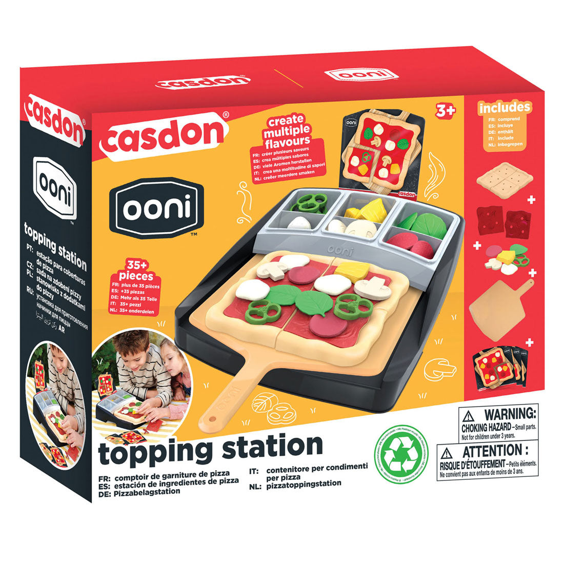 Casdon Casdon Ooni Toys Pizza Seg Station Set