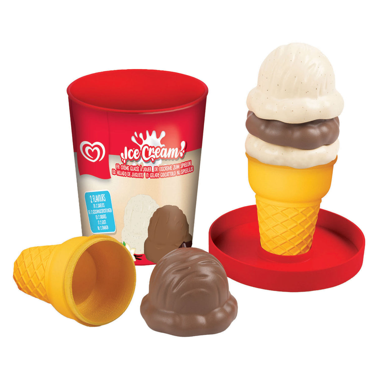 Casdon ice cream bucket - vanilla and chocolate