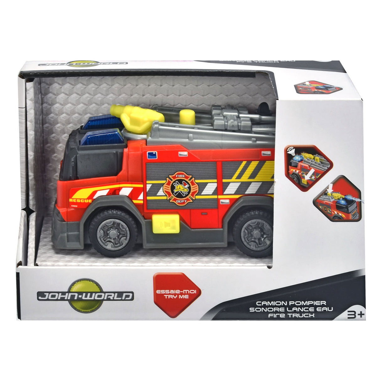 Dickie fire truck with light and sound