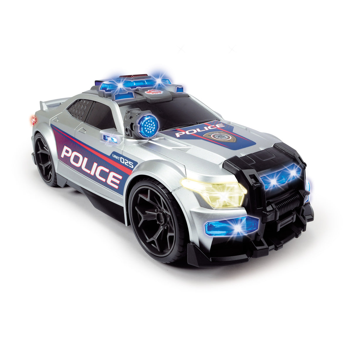 Dickie Police Car Street med ljus och ljud