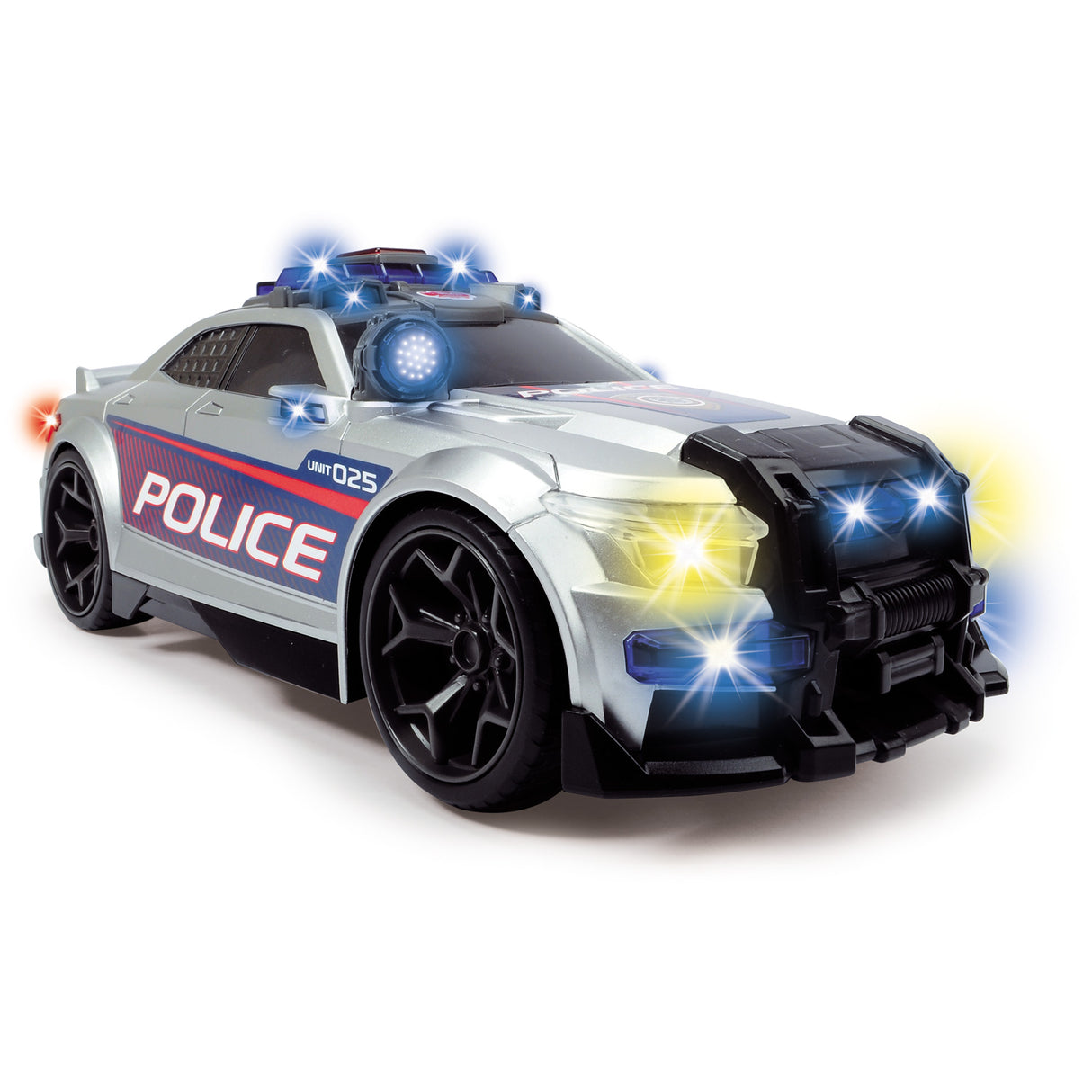 Dickie Police Car Street med ljus och ljud