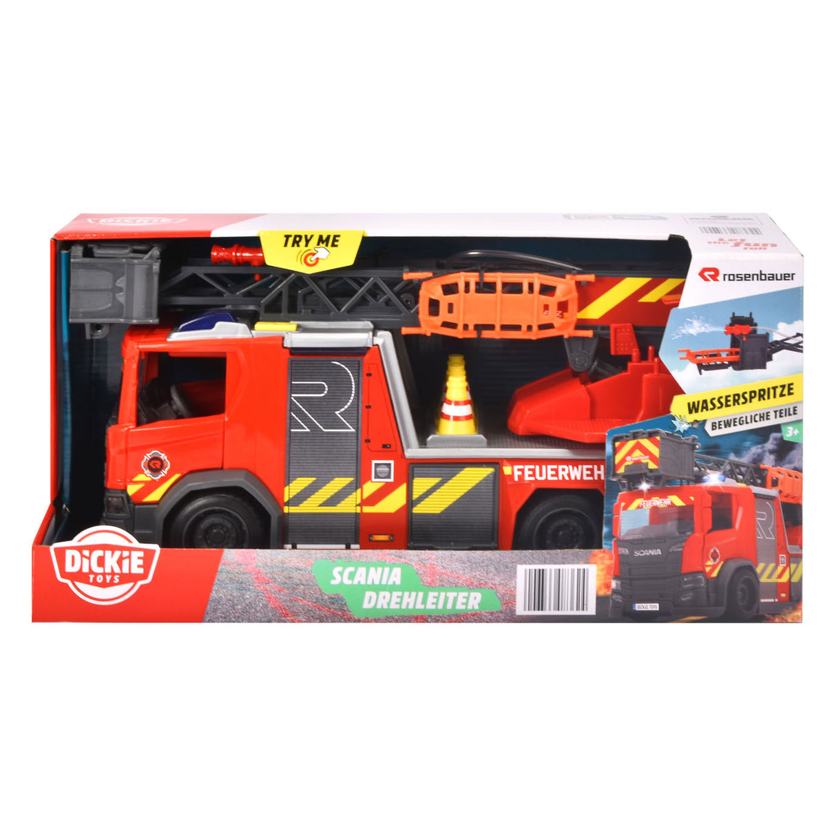 Dickie fire truck with water sprayer