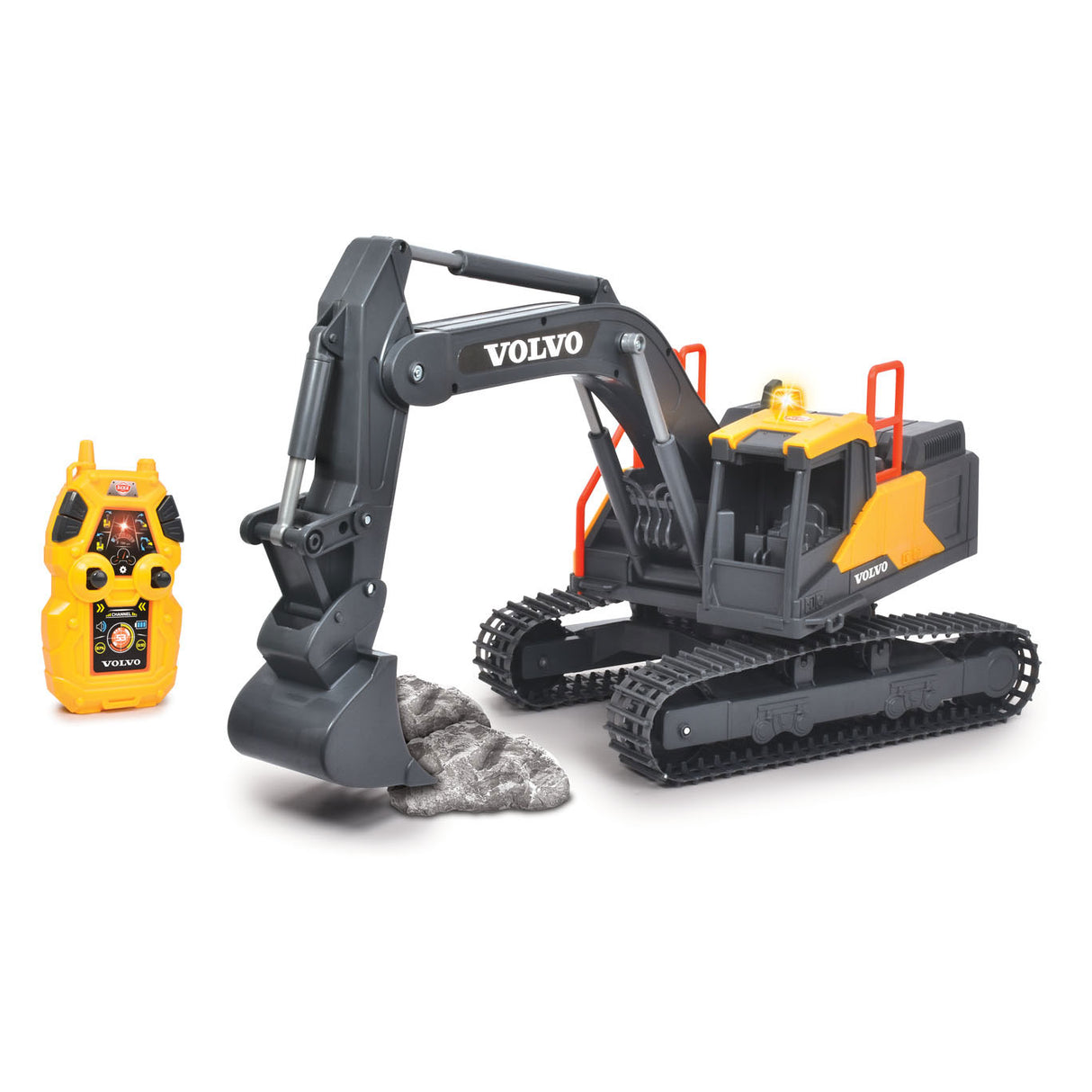 Управляем багер Dickie RC Volvo Mini Excavator