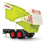 Trator de Dickie Claas com reboque de gorjeta