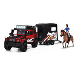 Dickie Jeep se sadou přívěsů na přívěs