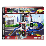 Garagem urbana de Majorette com 5 carros
