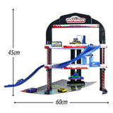 Garagem urbana de Majorette com 5 carros
