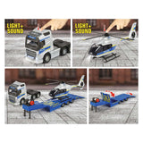 Caminhão Volvo Majorette com Polícia de Helicóptero