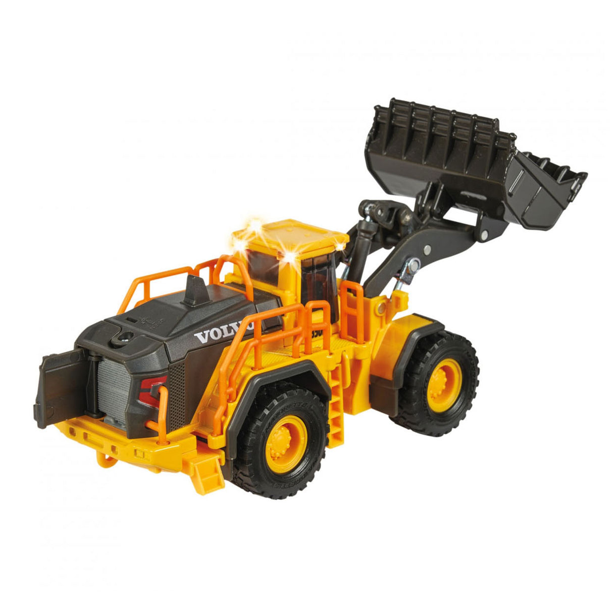 Majorette Grand Series Volvo Wheel Loader Construction Construction Metal Light and Sound 21 cm Toy vozilo
