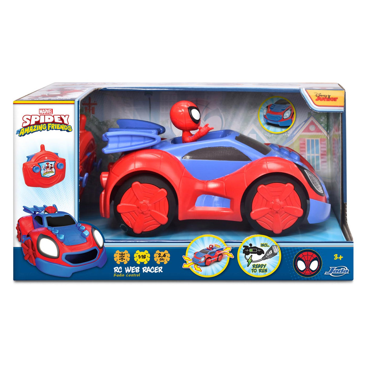 Jada RC Spidey Web Racer Carro
