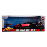 Jada Marvel Miles Morales Spiderman com Ford GT Auto 1:24 2017