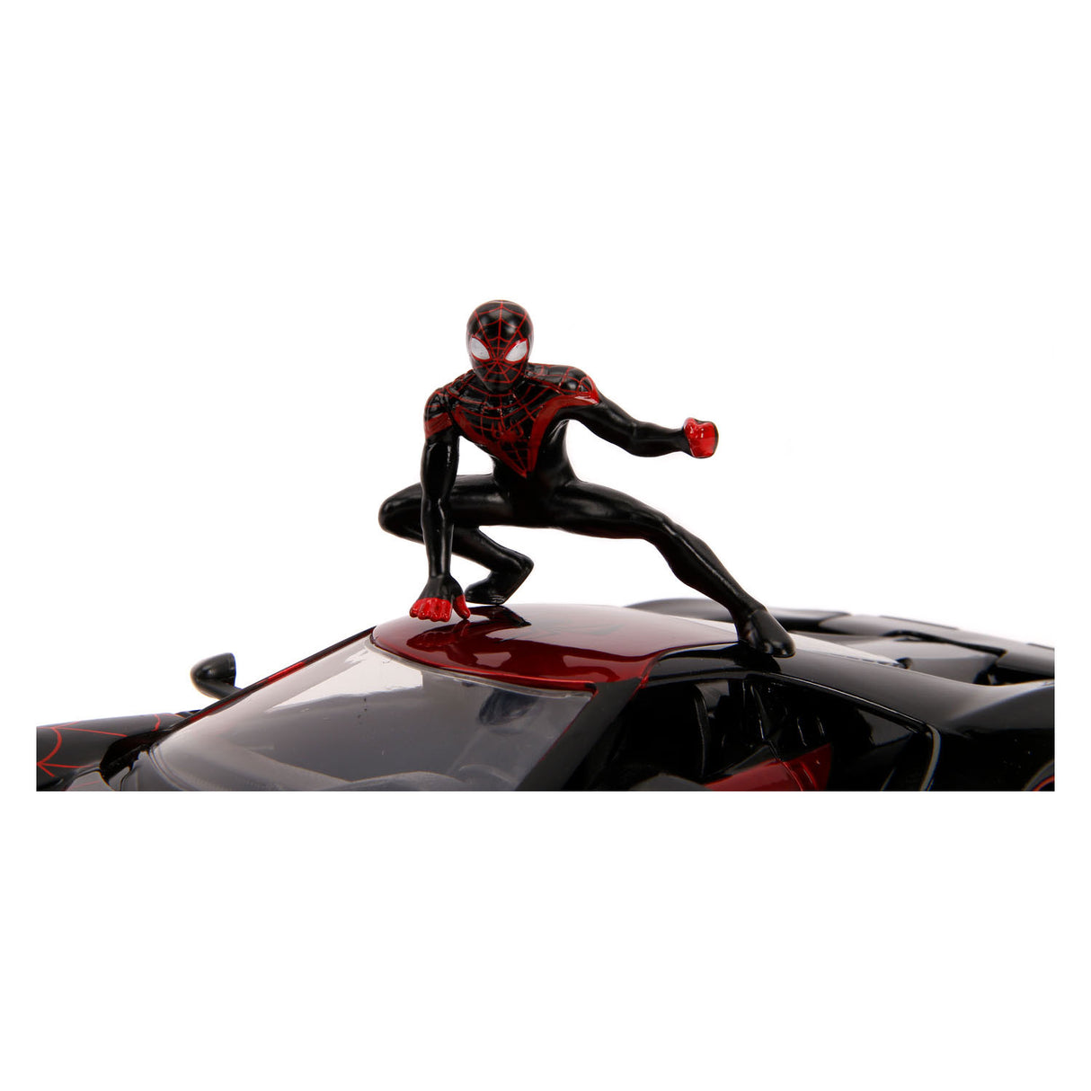 Jada Marvel Miles Morales Spiderman com Ford GT Auto 1:24 2017