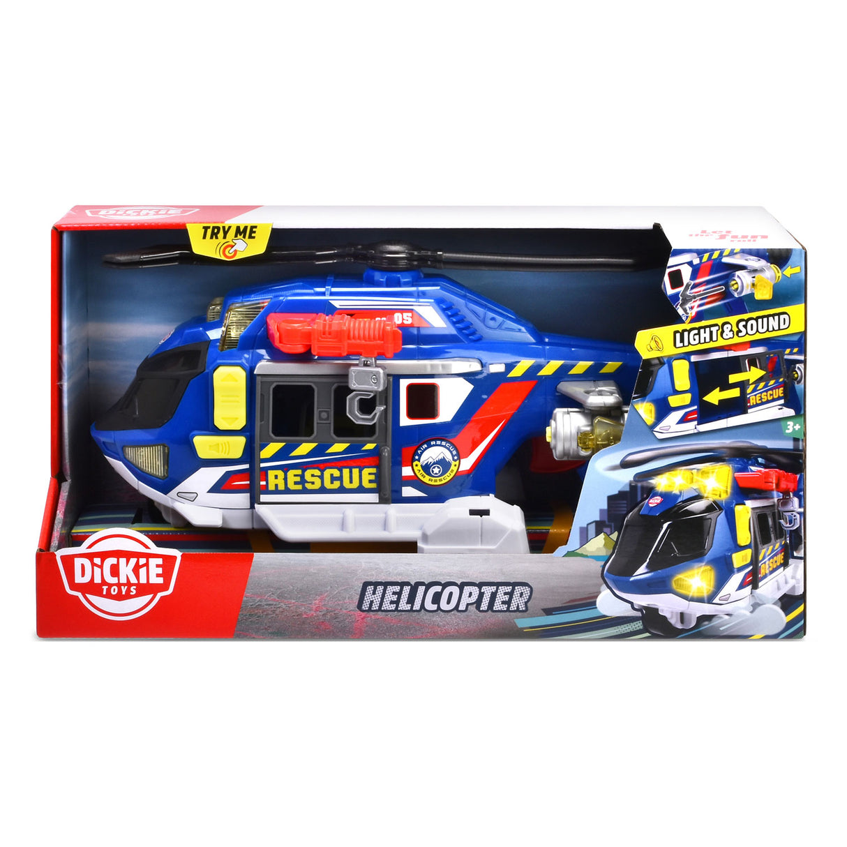 Dickie reddingshelikopter blauw