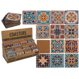 Ootb onderzetter mozaïk kurk 9,5x9,5x0,5cm