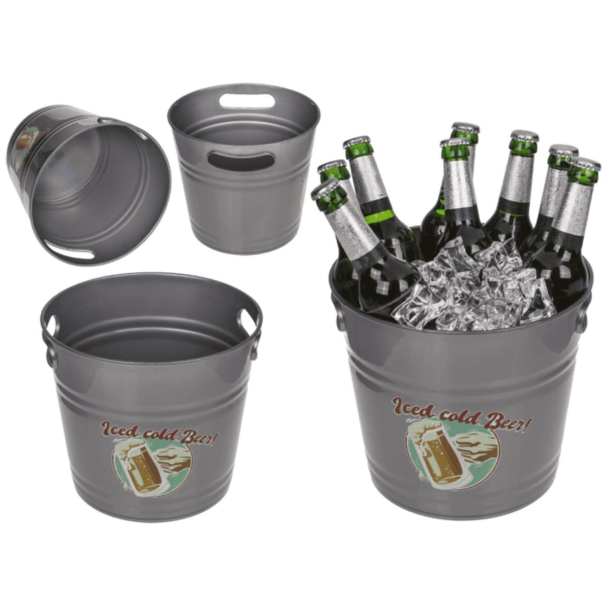 Ootb ijsemmer met bier logo 6l