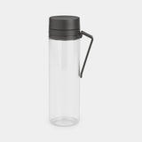 Brabantia water bottle make take 0.5l dark gray